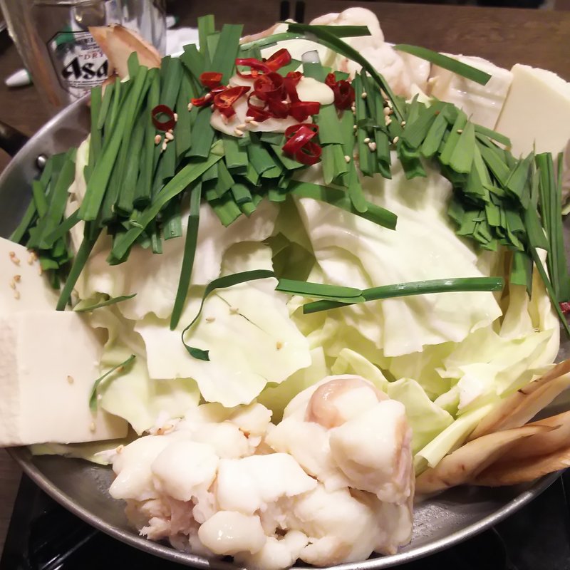 牛とんこつもつ鍋(筑前屋 糀谷店)