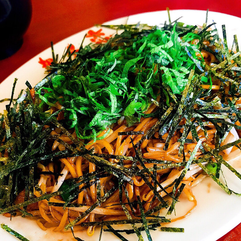 シソ入り焼きそば(焼そばの想夫恋 小郡店)