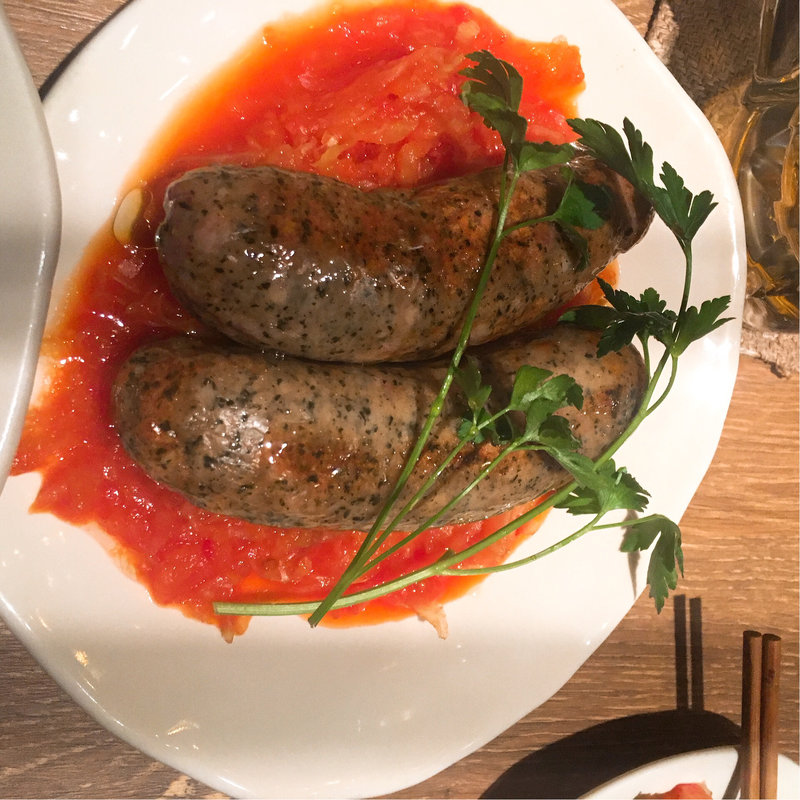 サルシッチャのオーブン焼き(クチーナ・プリマベーラ)