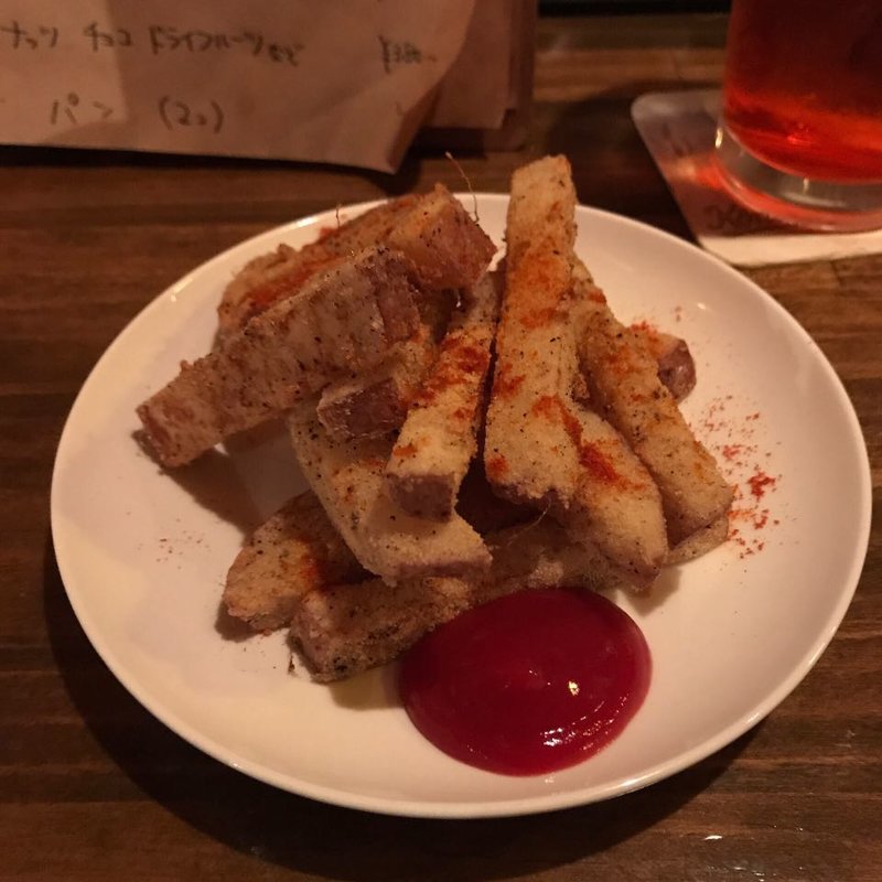 長いもポテトフライ (天神橋パスタホール)