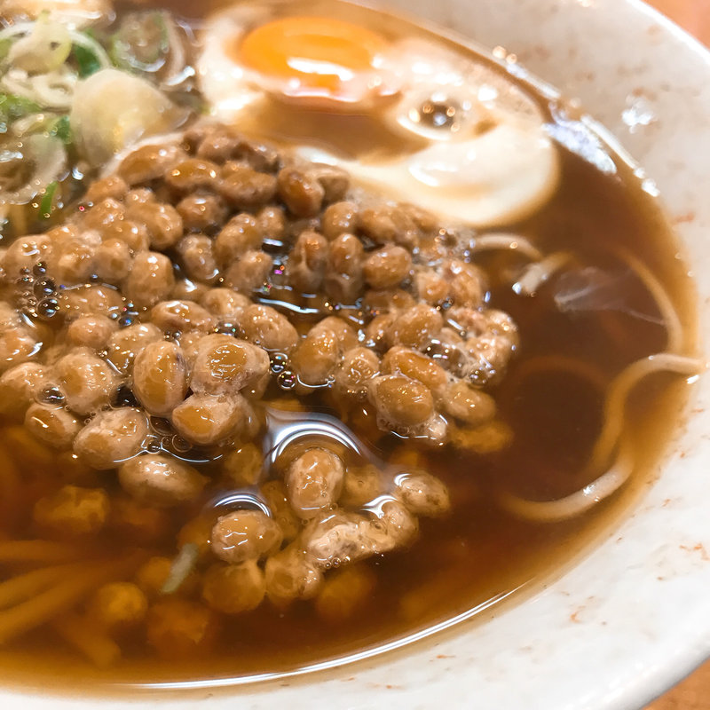 なっとう玉子そば(神楽坂そば)