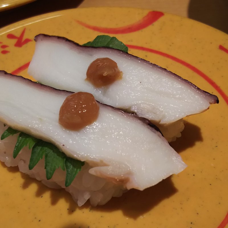 たこぼっち（水たこ昆布〆）(スシロー 新川崎スクエア店)