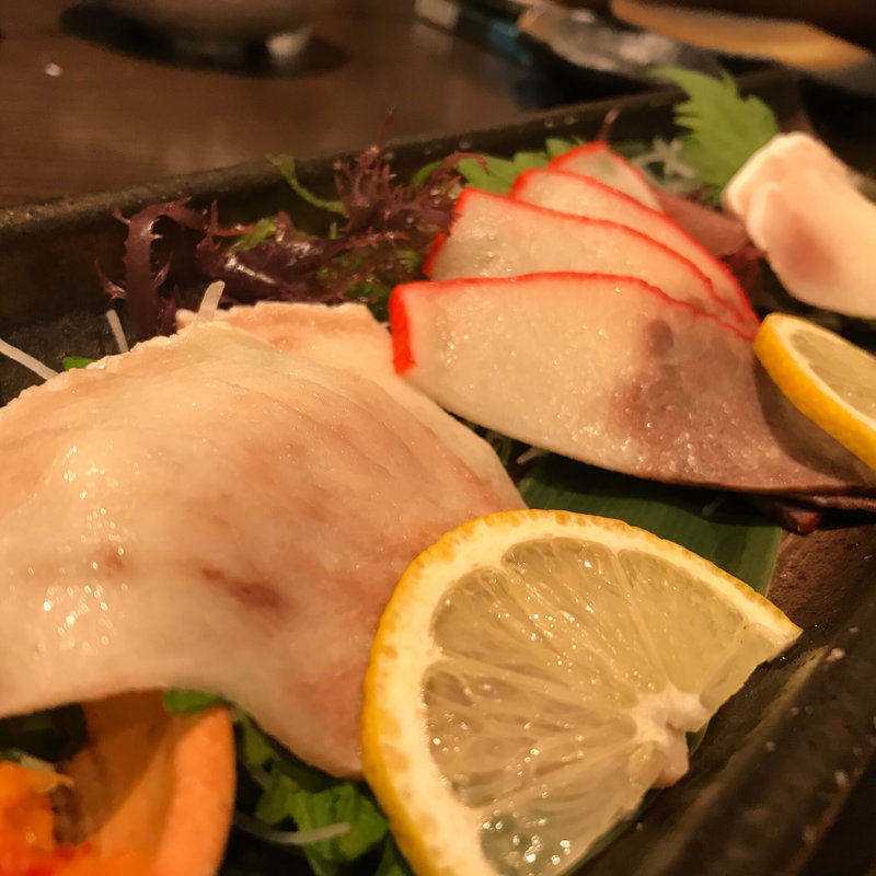 クジラ刺し3点盛り(とろび )