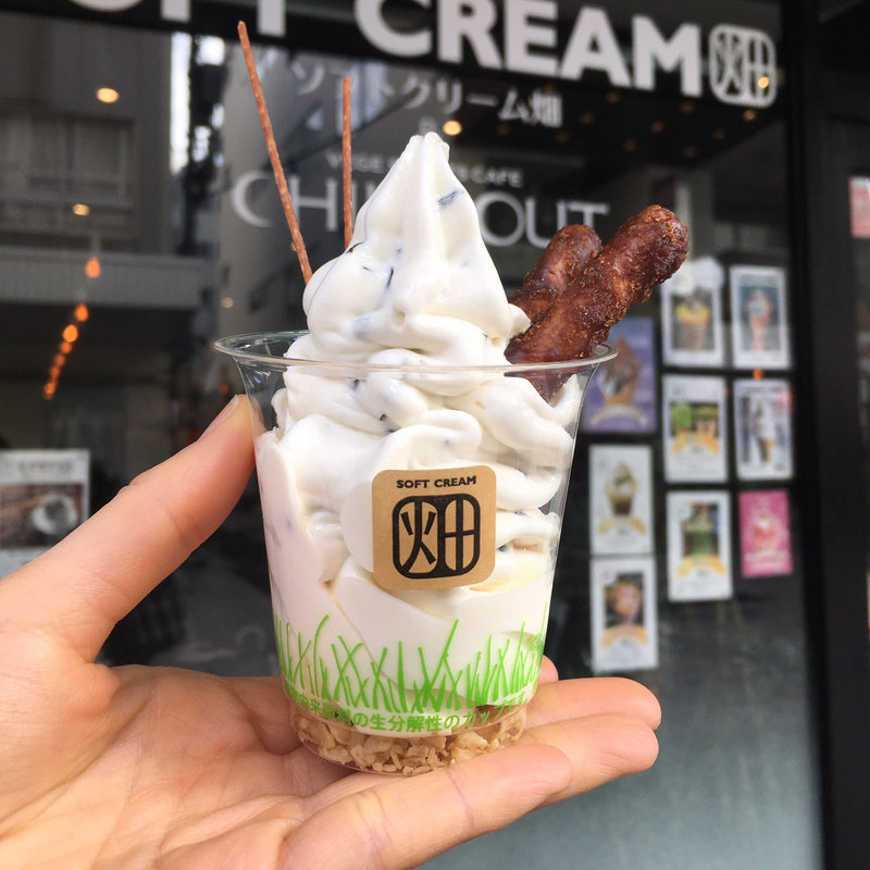 塩昆布ソフトクリーム(ソフトクリームバタケ アンド チルアウト 金澤竪町店 （SOFT CREAM畑＆CHILL OUT）)