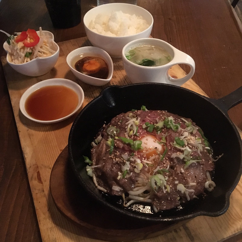 牛タン鉄板定食(源氏ものがたり)