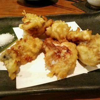 牡蠣の天ぷら(もとじま )