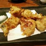 牡蠣の天ぷら(もとじま)