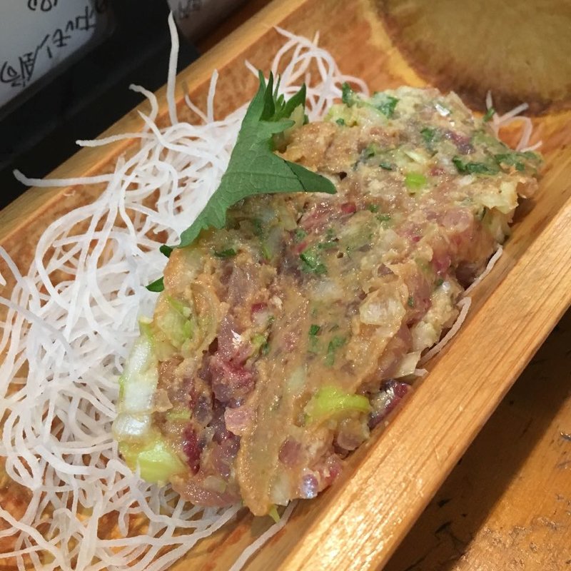 あじのなめろう(居酒屋 達磨)