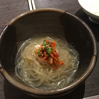 冷麺(焼肉 銀座コバウ 特別室)