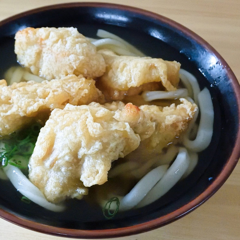 とり天うどん（かけうどん+とり天）