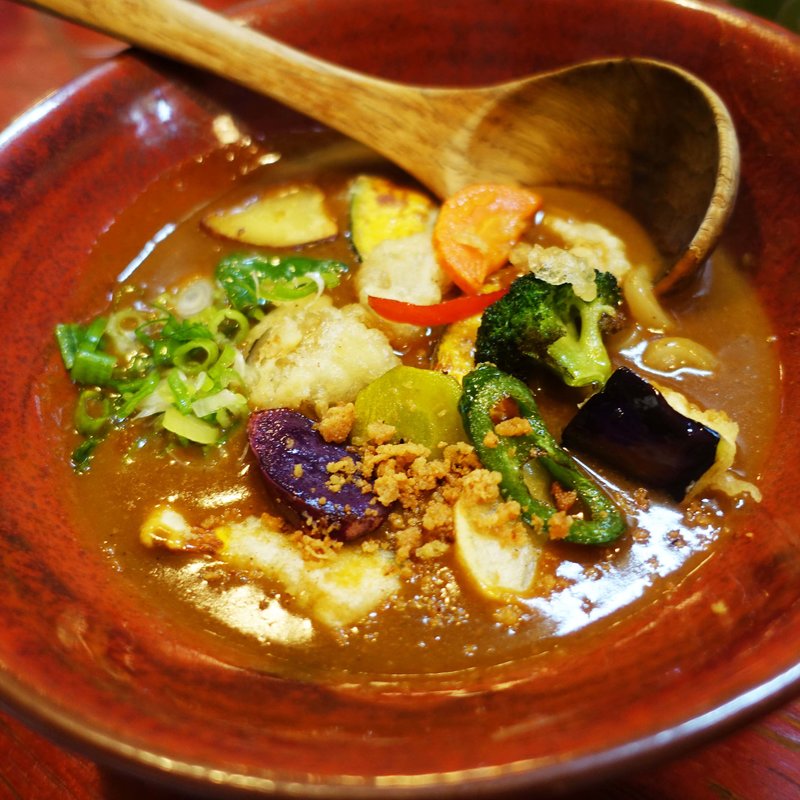 野菜カレーうどん