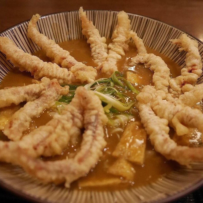 げそ天カレー(うどん 蔵十 （くらじゅう）)