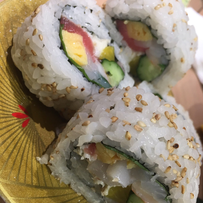 ぜいたく巻き(回転寿司新竹 ベイタワー店（弁天町）)
