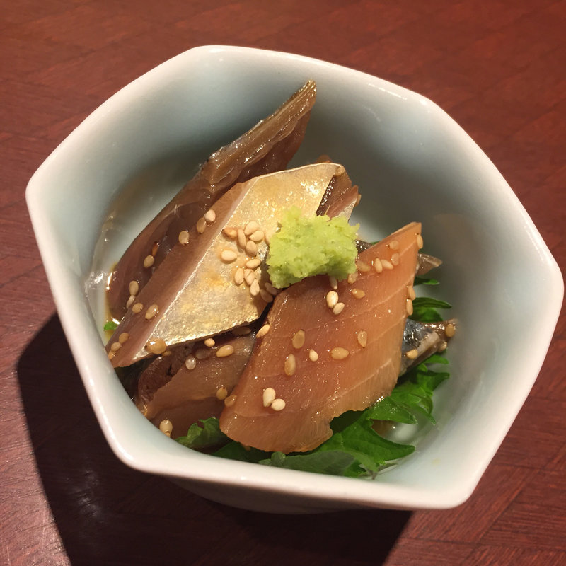 ゴマ鯖(【日本酒×焼鳥×刺身なんでも旨い！】八右衛門)
