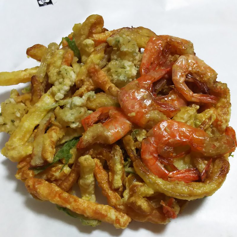 海老イカかき揚げ（大）(eashion 武蔵小杉東急フードショースライス店)