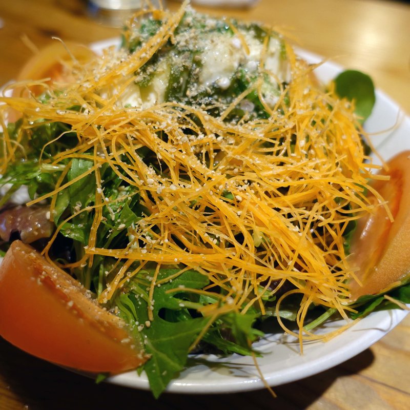 ネバネバ3種と豆腐の柚子ごまサラダ(旬の酒場 さむらい)