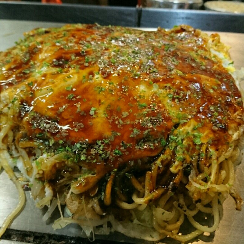 お好み焼き(そば・肉・玉子)海鮮ミックス(八昌 談 )