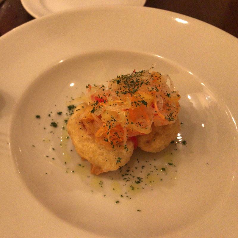 あん肝 フリット(ビストロ ハッチ)