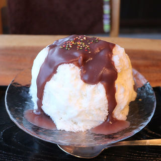 かき氷　カンナの氷しるこ(和kitchen かんな （和キッチン かんな）)