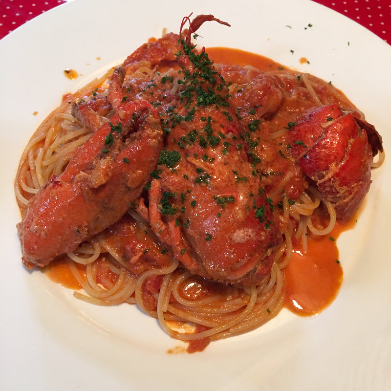 オマール海老のパスタ(ピザハウスピノキオ)