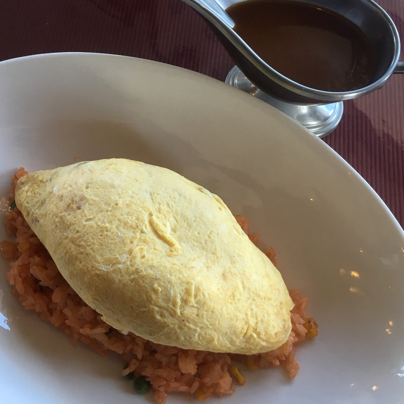 特製オムバーグランチ(サラダ、スープ、コーヒー付)(欧風Kitchen Bistro Ruban(ビストロ リュバン))