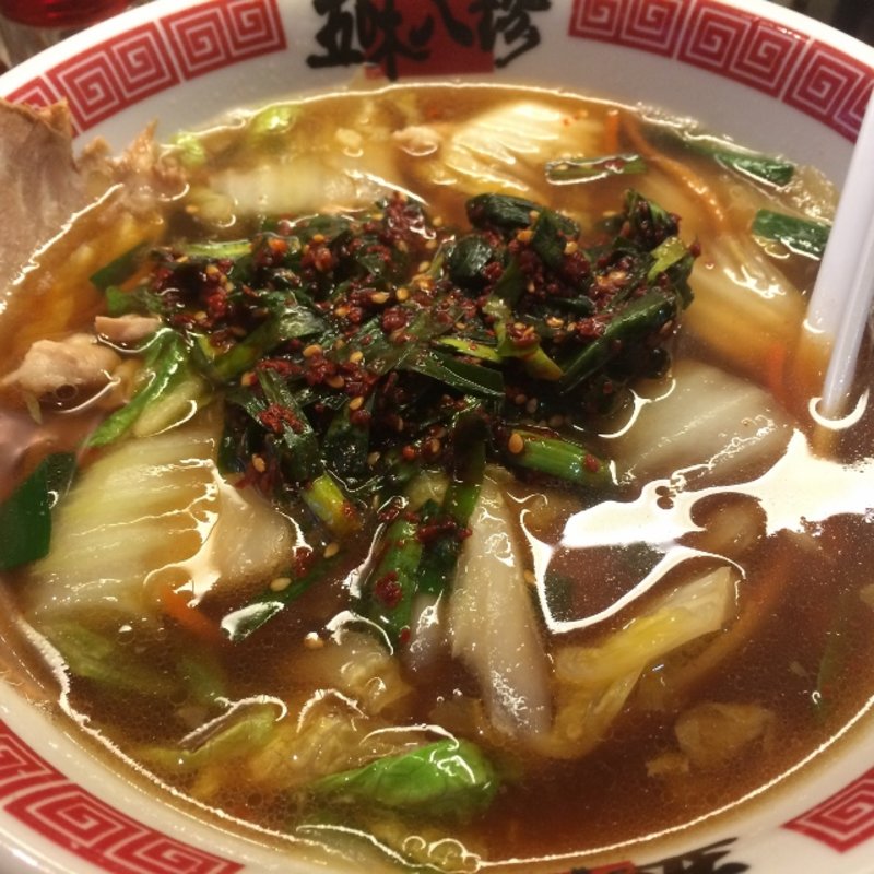 赤いやつ(ラーメン 五味八珍 長居店)