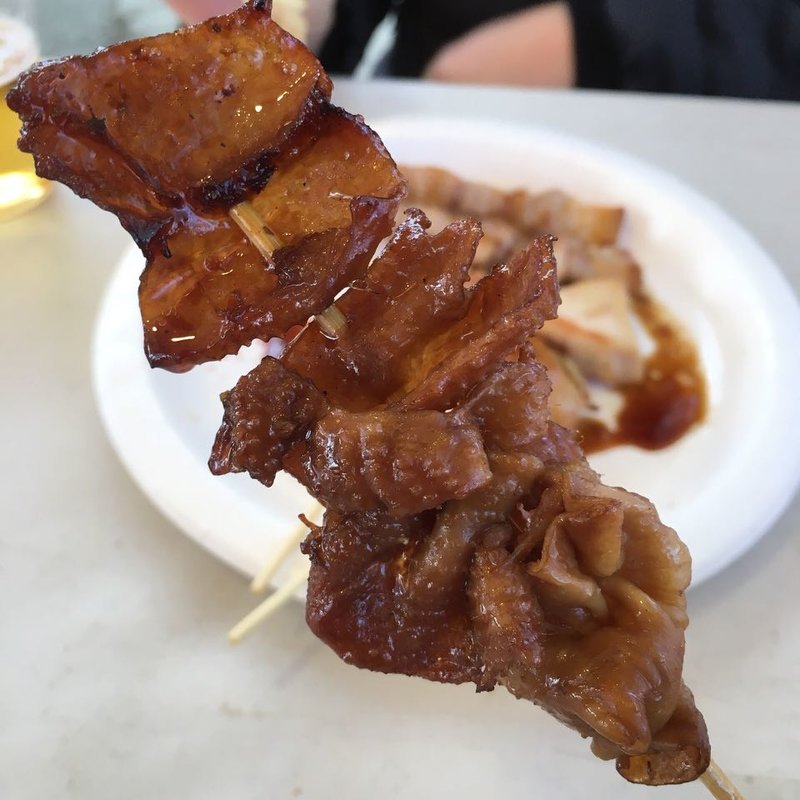鳥皮(焼鳥・ラーメン 花山)