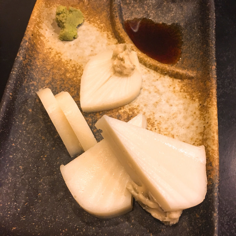 板わさ(芝大門 更科布屋 本店 （さらしなぬのや）)