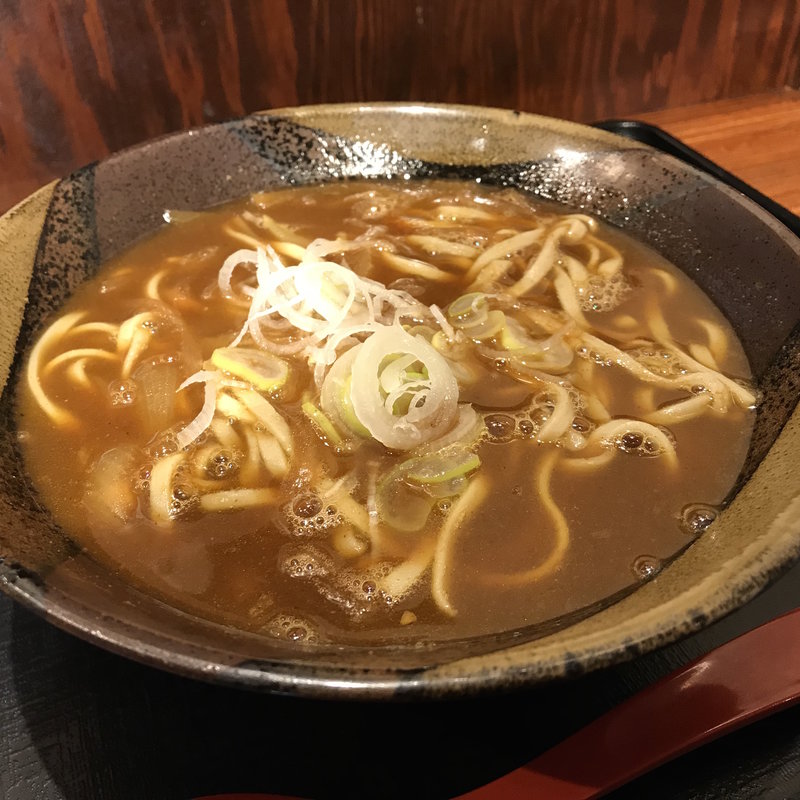 カレー南蛮そば(石臼挽き十割蕎麦 はせ川 人形町店)