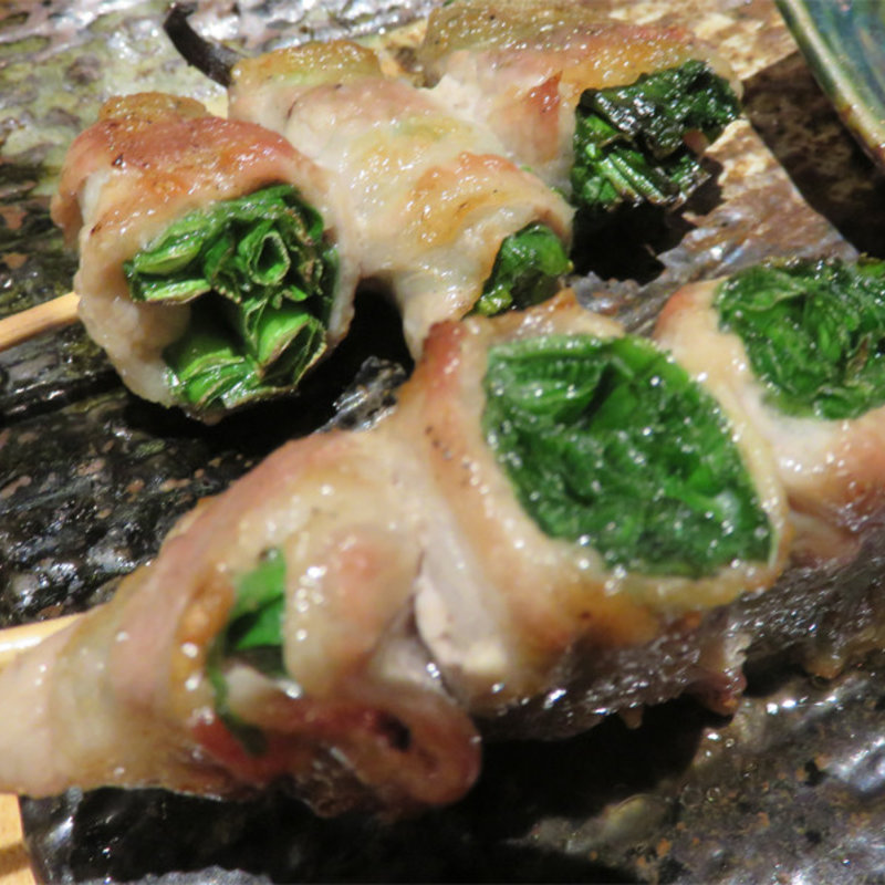 ニラ巻き(東京焼鳥と野菜巻きの店 Hayato to Hinata)