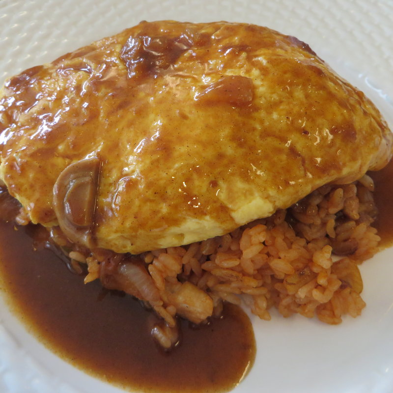 オムレツオムライス(冨二三亭)