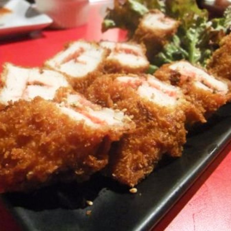 大葉梅肉はさみササミ揚げ(チキンヤロー )