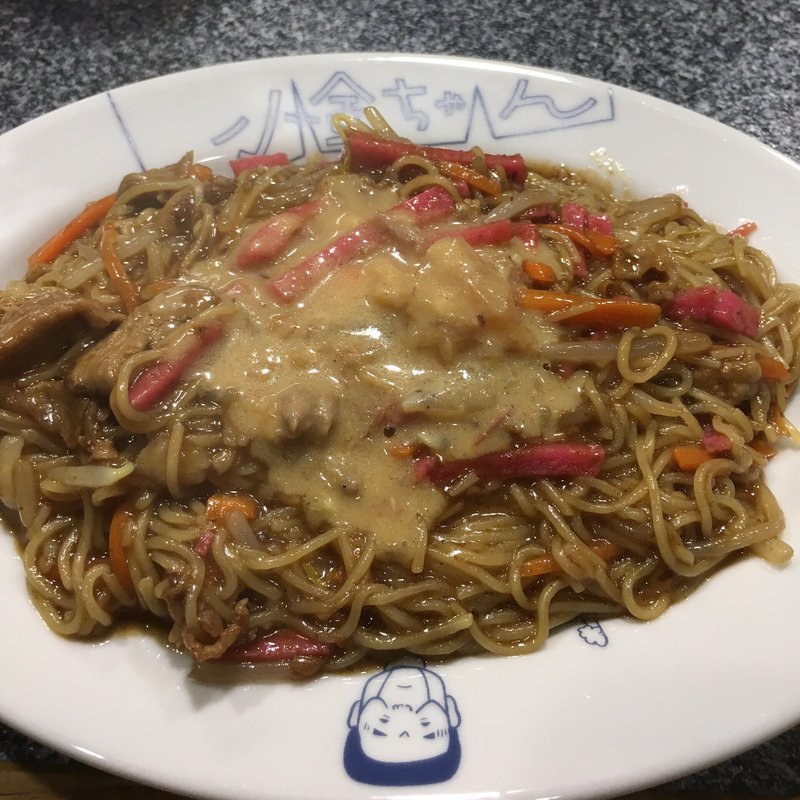 焼きラーメン(居酒屋 小金ちゃん)
