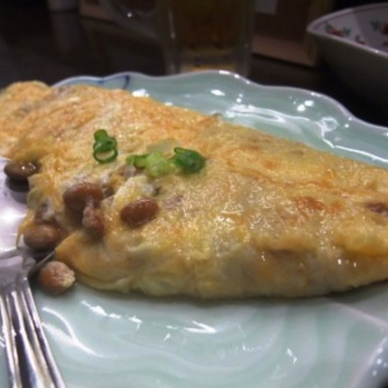 納豆オムレツ(ごはんやかれん)