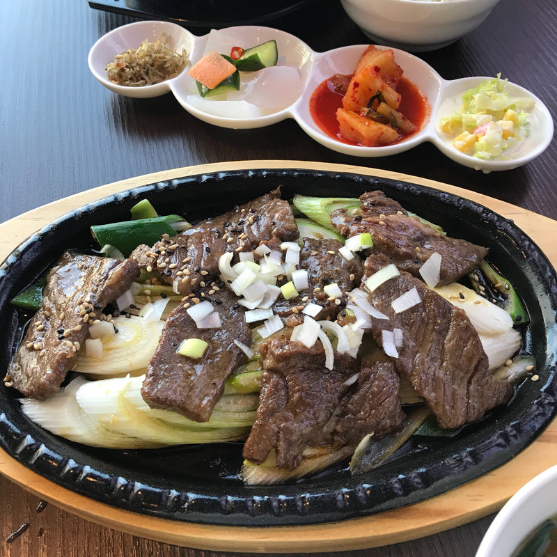 カルビ定食(ミルタン ポチャ)