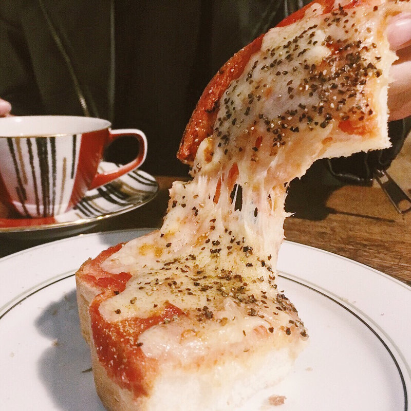 ピザトースト(うてな喫茶店)