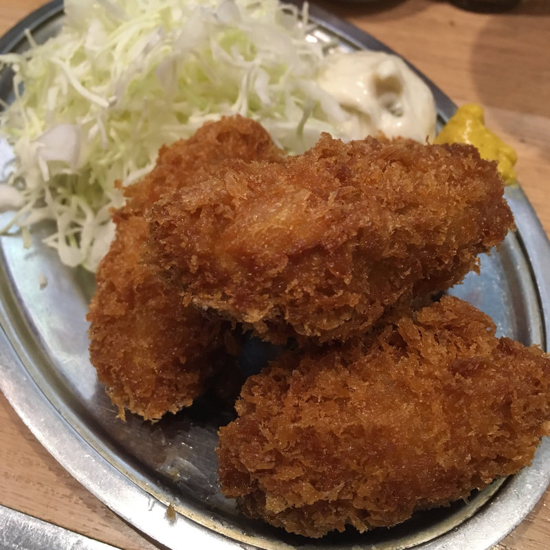 カキフライ(立呑み晩杯屋 中目黒目黒川RS)