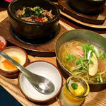 プルコギ石焼ビビンバとミニ冷麺セット(シジャン ミント神戸店 （Shijan）)