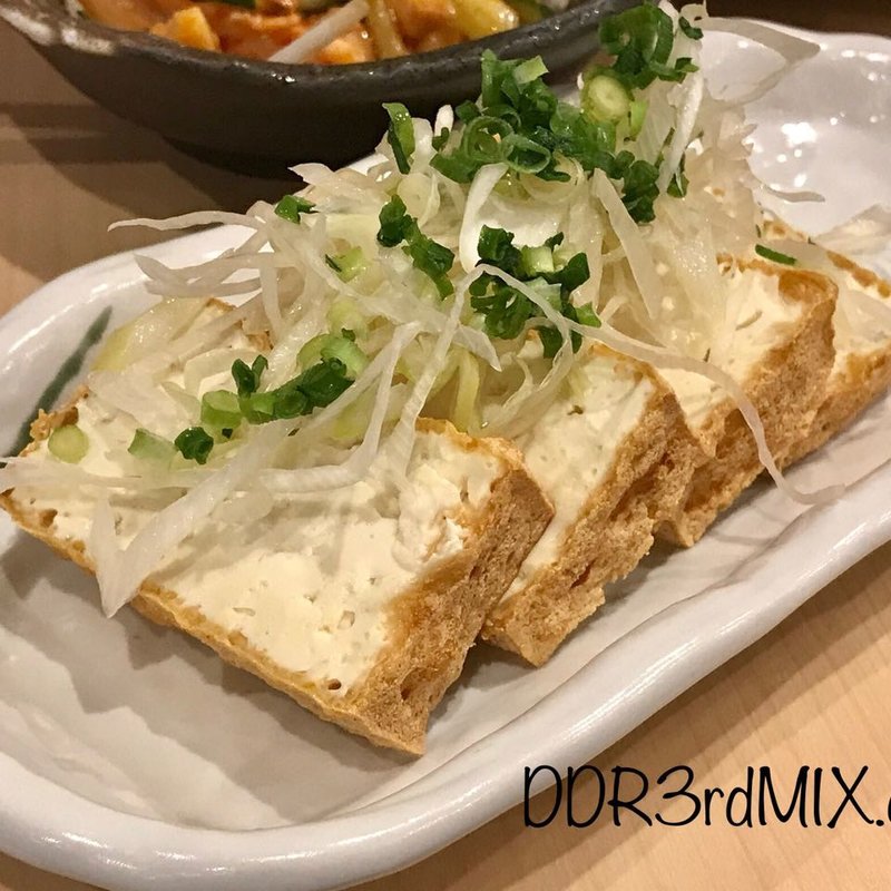 豆冨の厚揚げ(炭火やきとり さくら 両国清澄通り店)