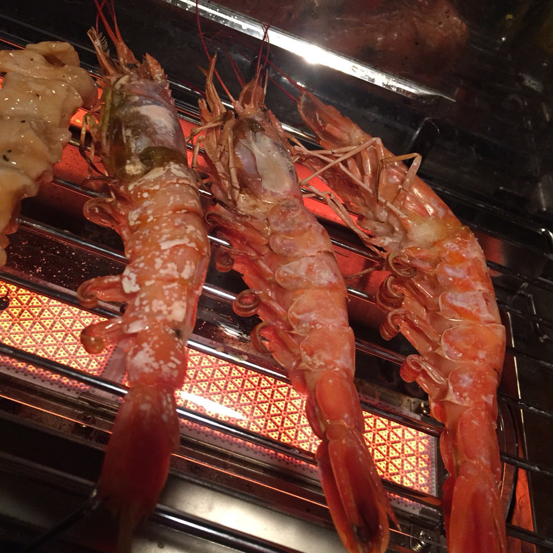 海老串焼き(海老串焼き専門店ルチャ)
