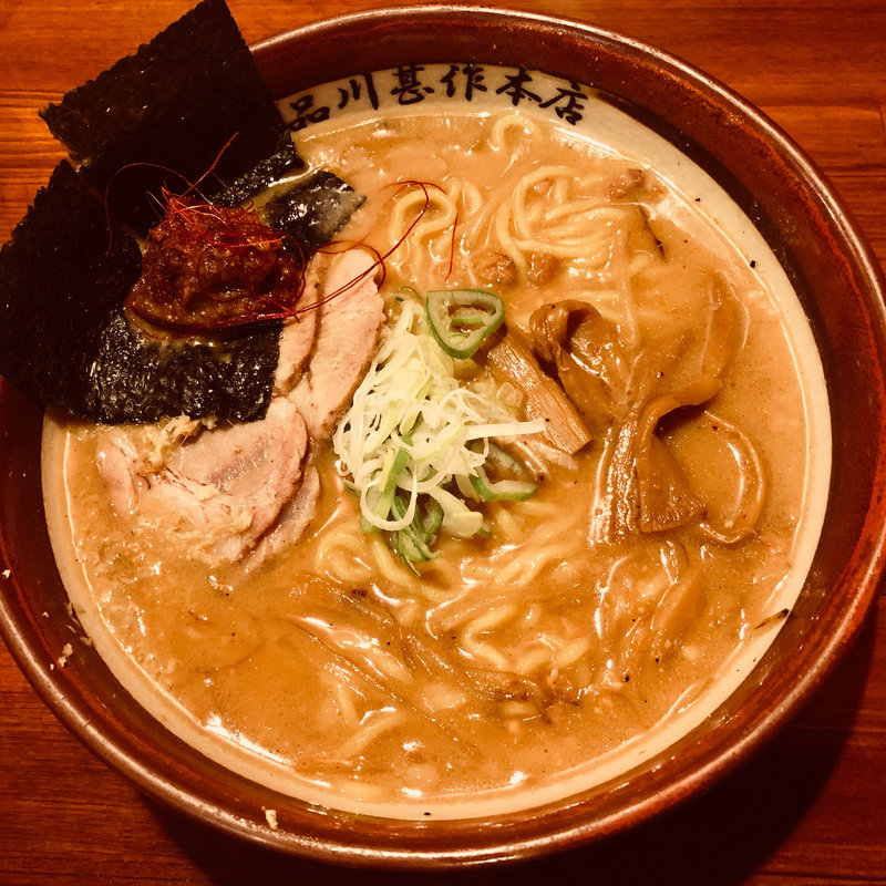 甚作にんにく辛味噌ラーメン(札幌らーめん 品川甚作本店)