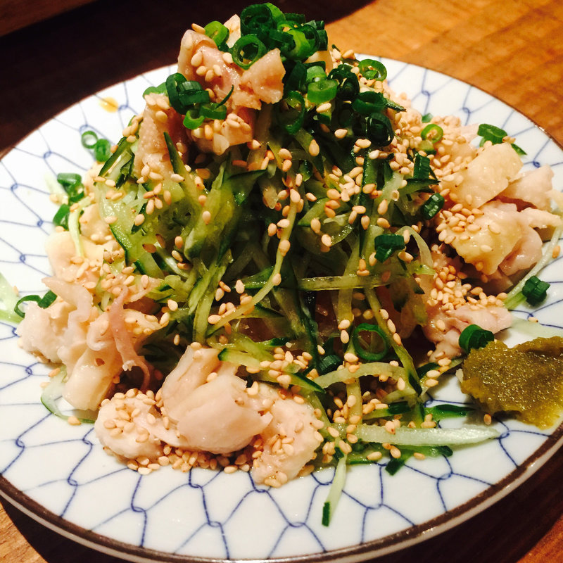 鶏皮ポン酢(やきとり まるま)