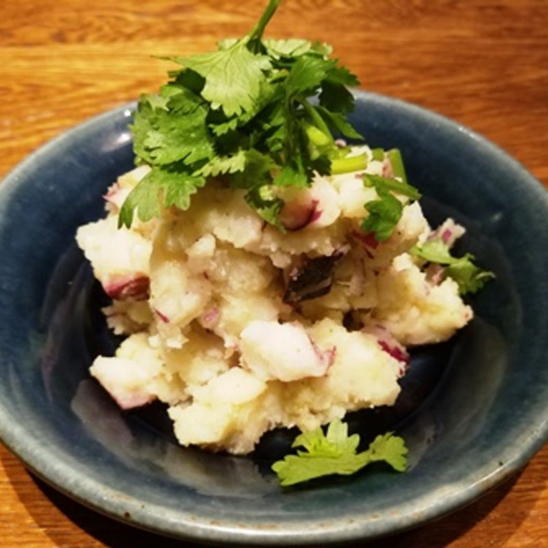 パクチーとタコのポテトサラダ(酢重ダイニング 渋谷ヒカリエ店 )