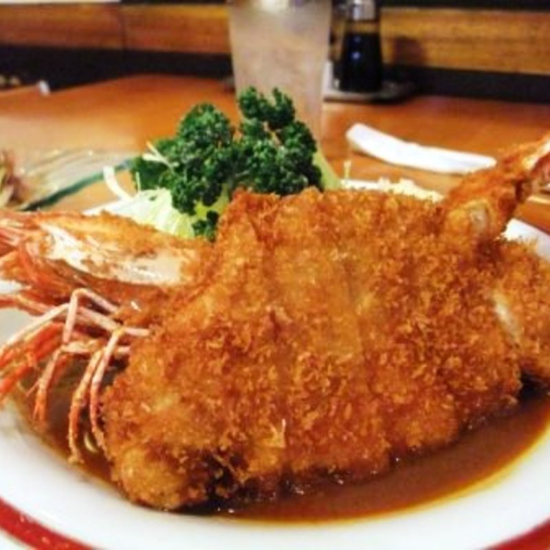 エビフライ・ポークカツ(グリル平田)