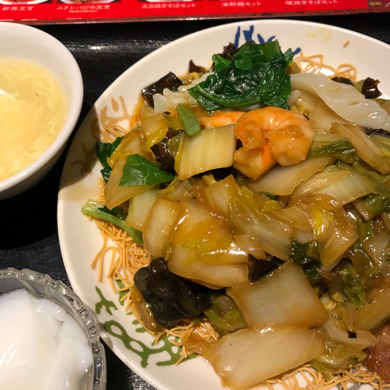 かたやきそば(南国亭 新橋日比谷店)