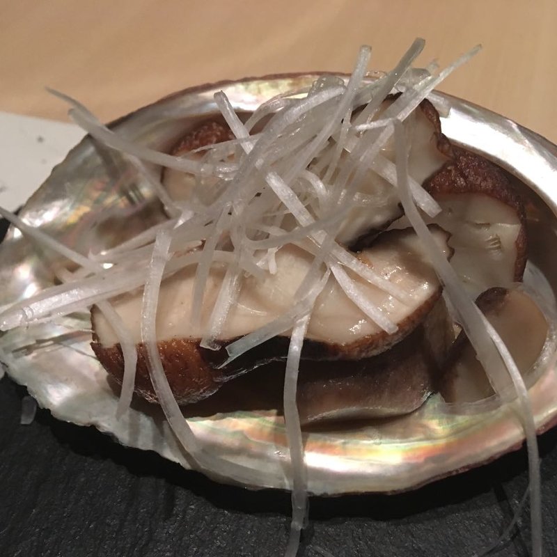 天恵菇の炭火焼き アワビ風(庭 〜Garden of four seasons〜)