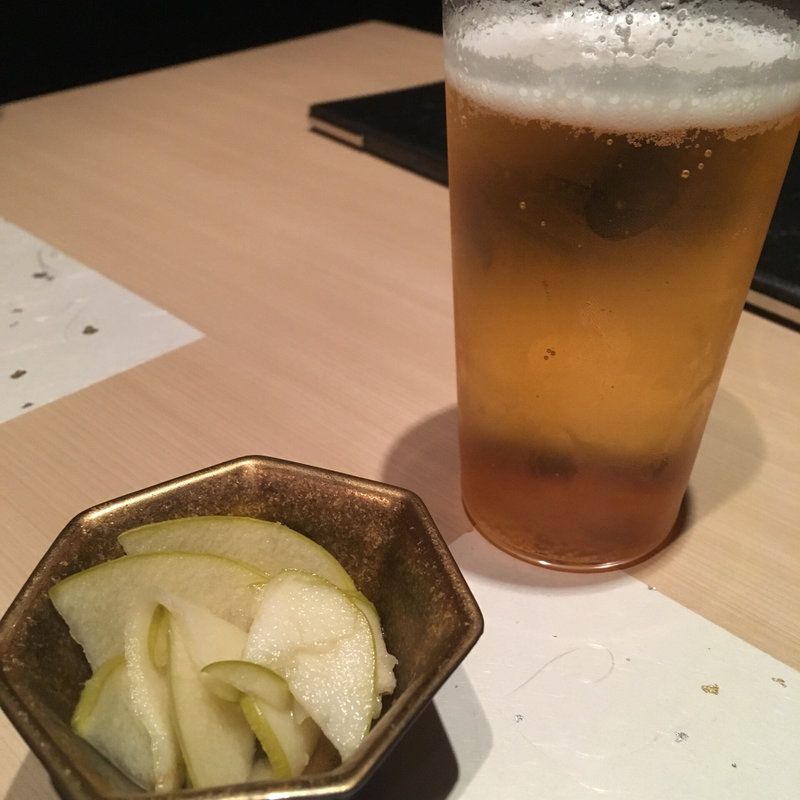 青リンゴのガリ(庭 〜Garden of four seasons〜)