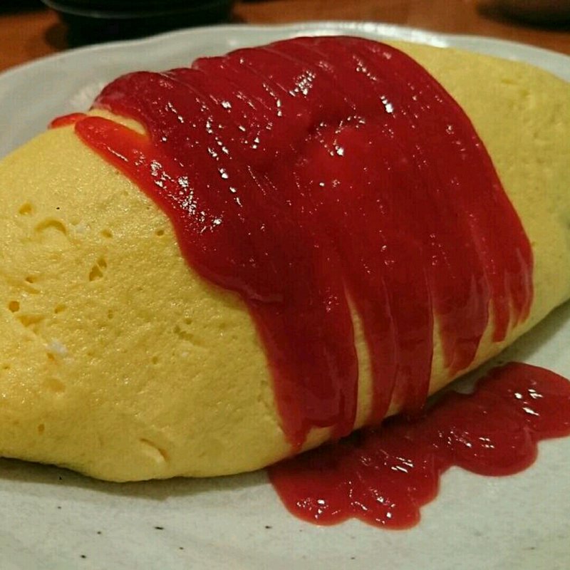 オムライス(ちょっと一口の くらくえん)
