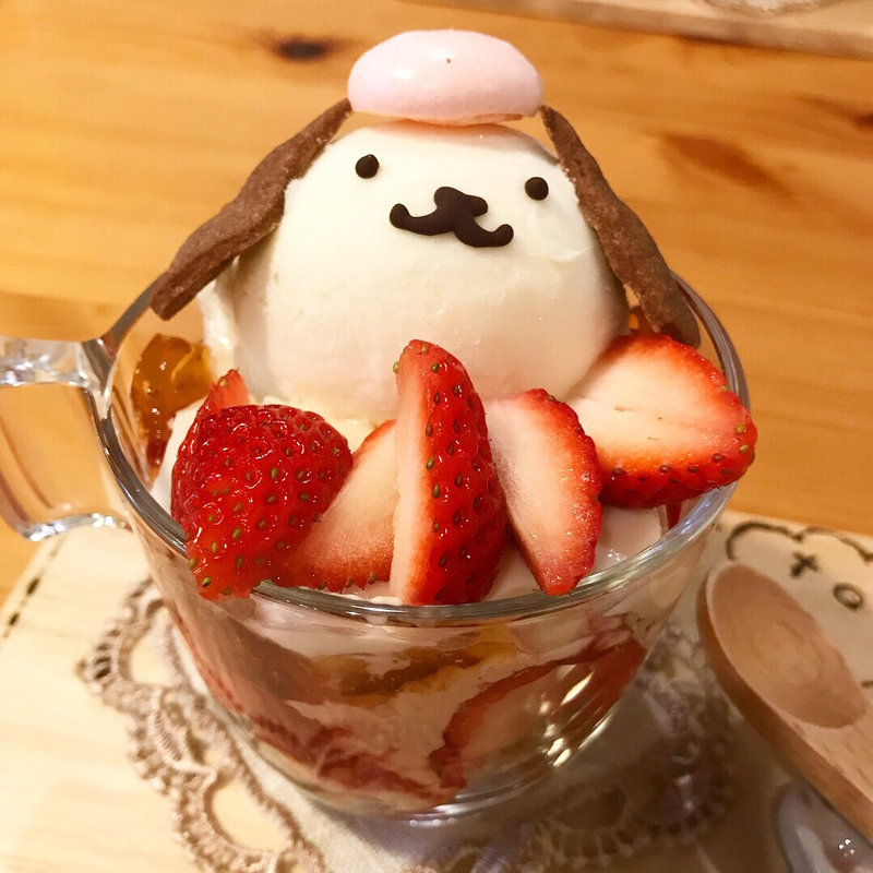 わんこパフェ(トントンカフェ)