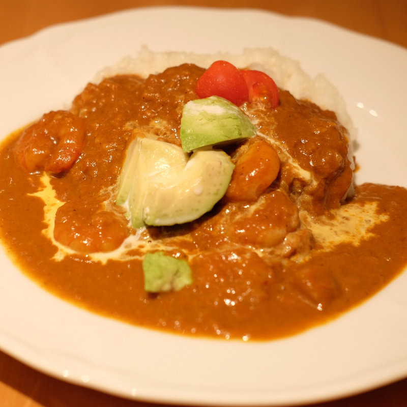 アボカドとエビカレー(京橋千疋屋 小田急町田店)